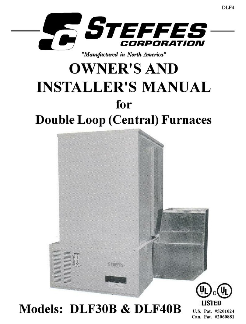 Steffes DLF30B Owner's and installer's manual