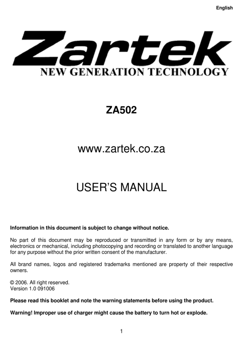 Zartek ZA502 user manual