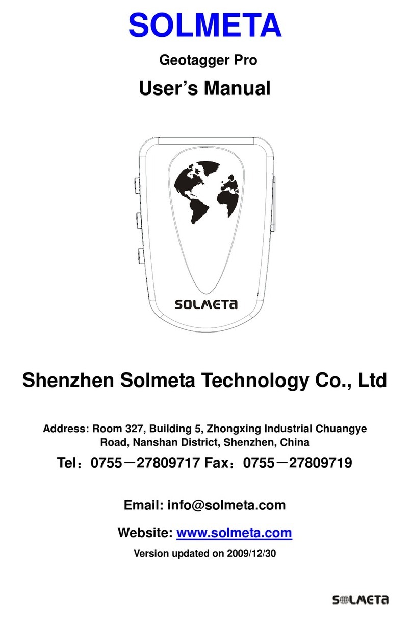 Solmeta Geotagger Pro user manual