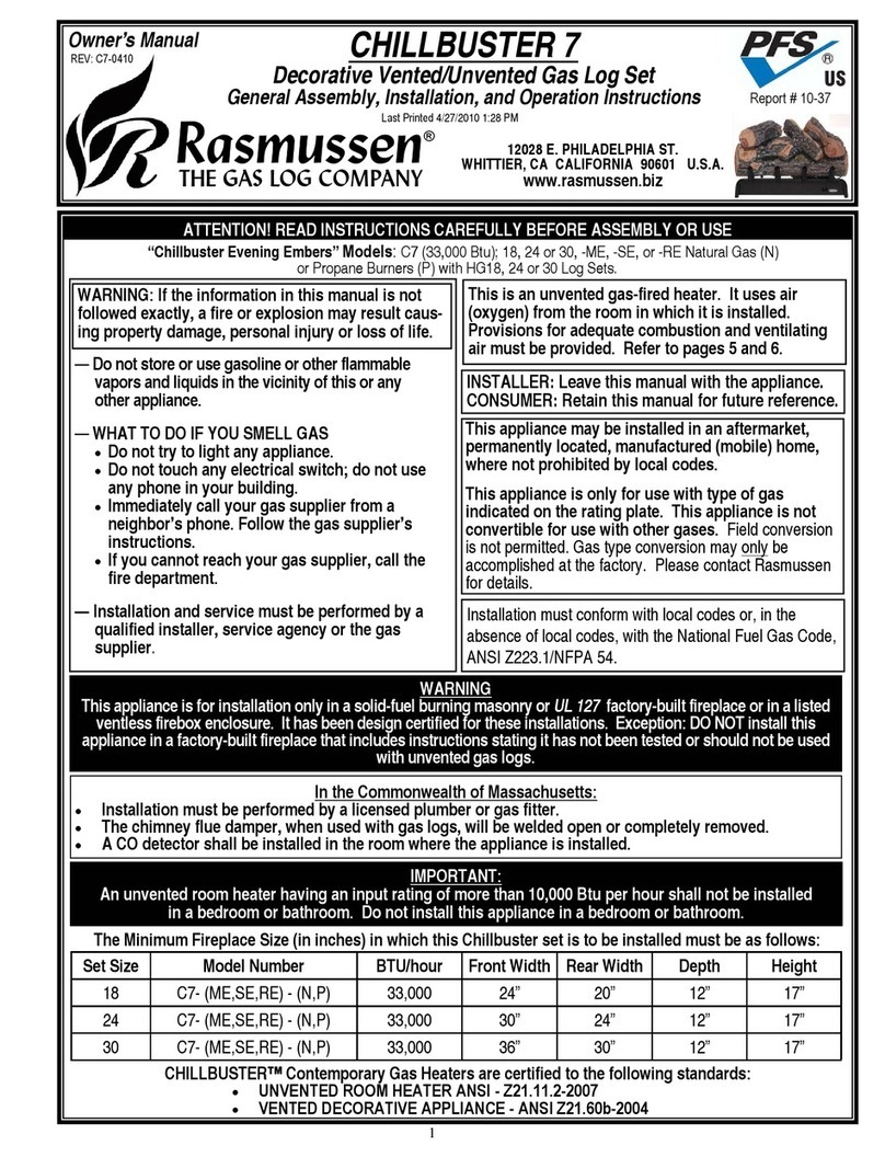 Rasmussen Chillbuster 7 user manual