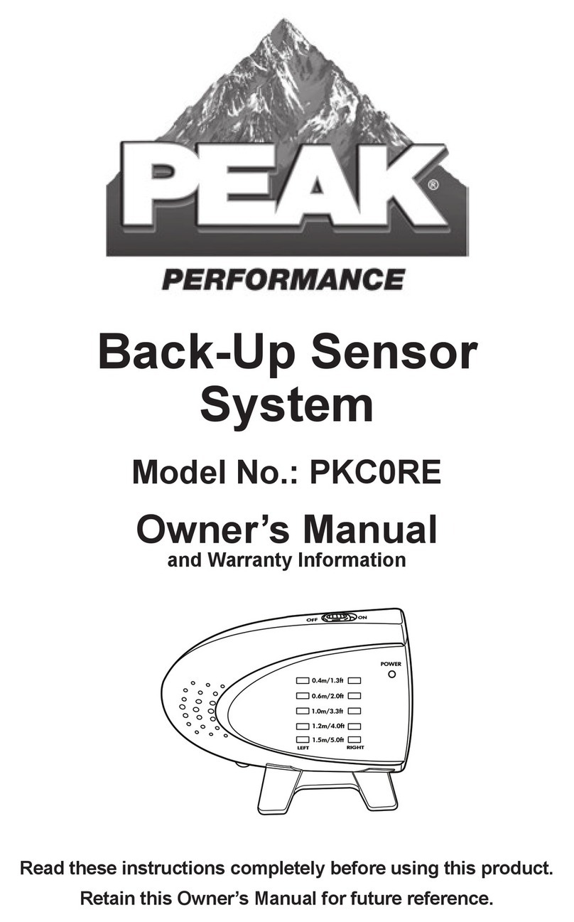 Peak Performance PKC0RE owner's manual Peak Performance PKC0RE owner's manual