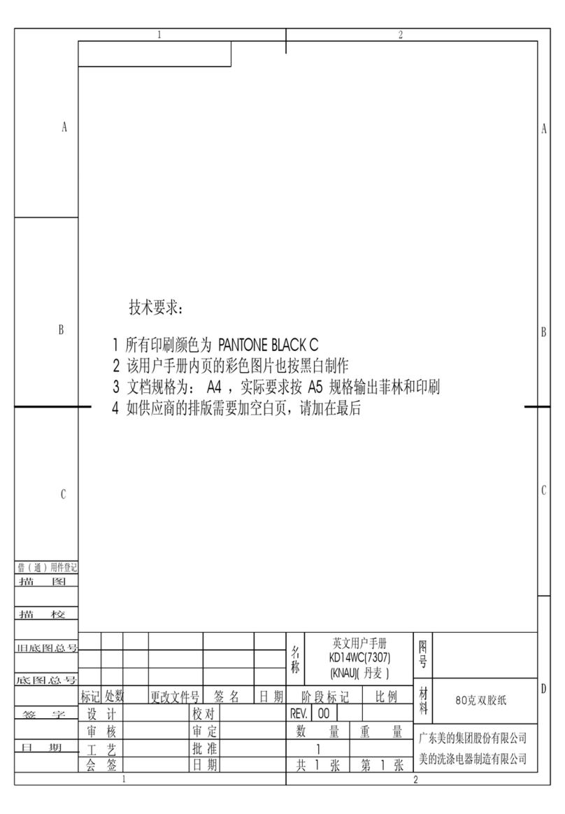 Knau KD14WC instruction manual