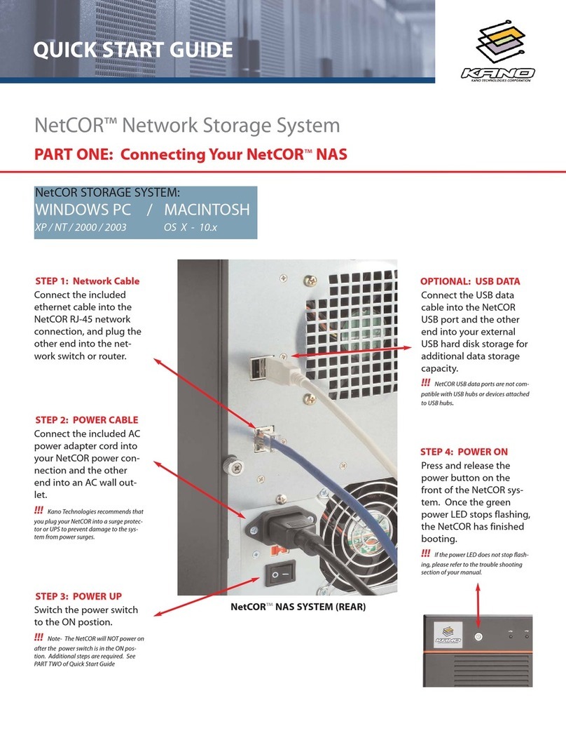 Kano NetCOR quick start guide