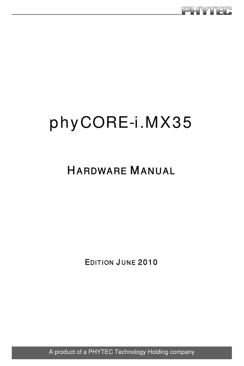 Phytec phyCORE-i.MX35 User manual
