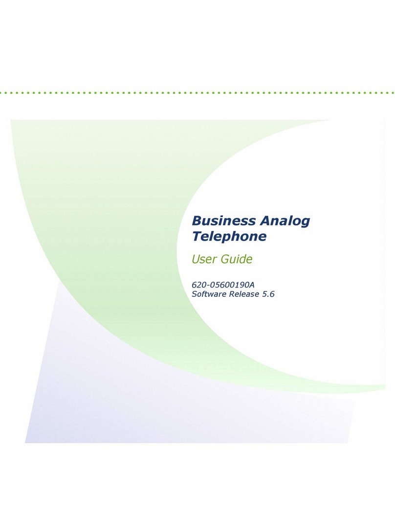 Tekelec Business Analog Telephone user guide