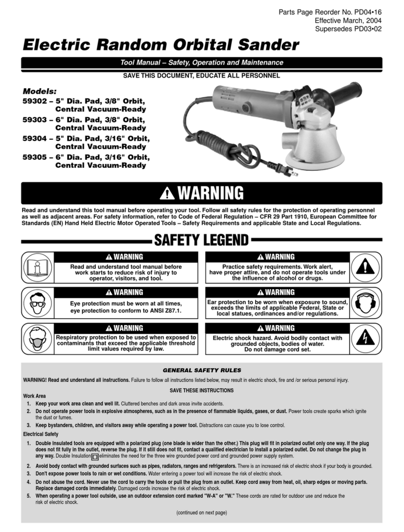 Dynabrade 59302 Operating instructions