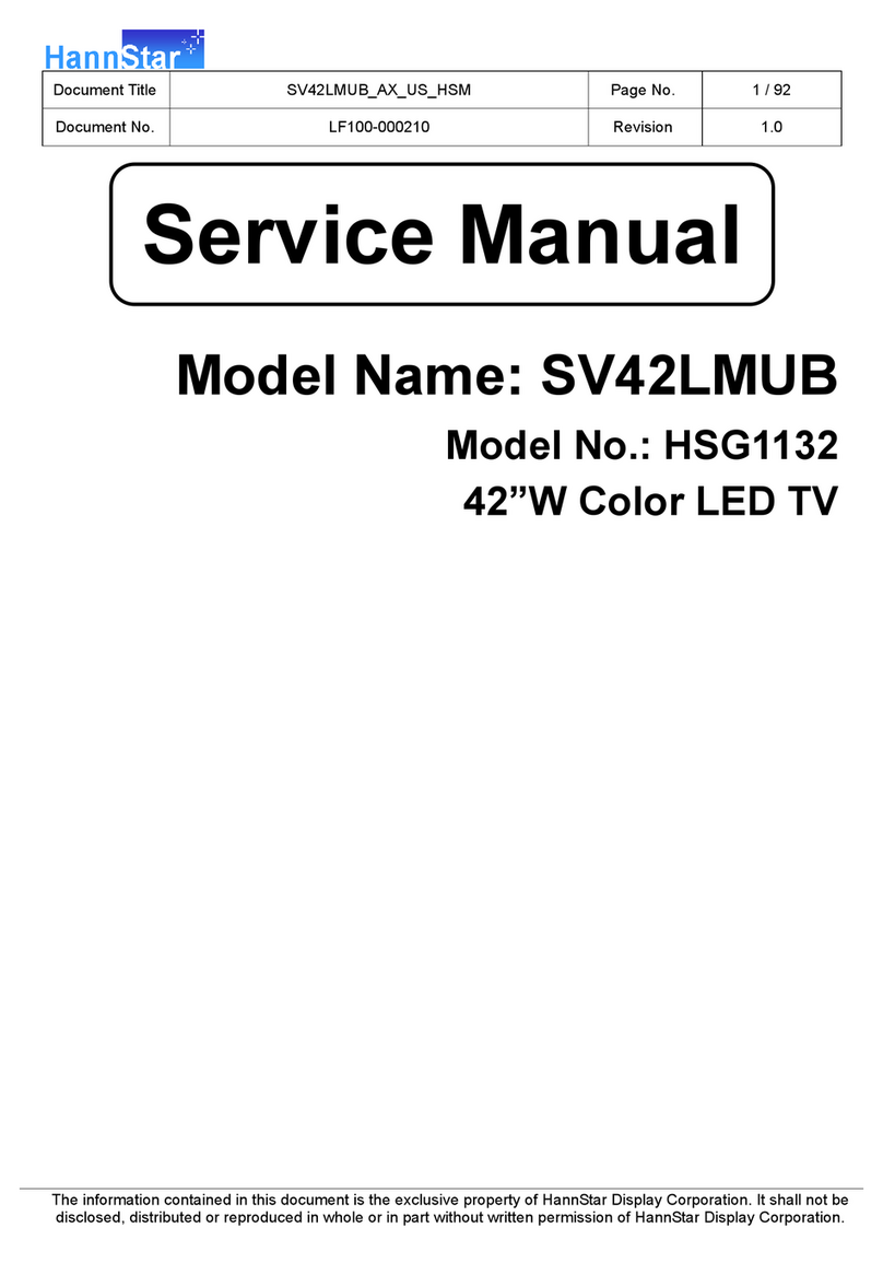 HannStar SV42LMUB Service manual