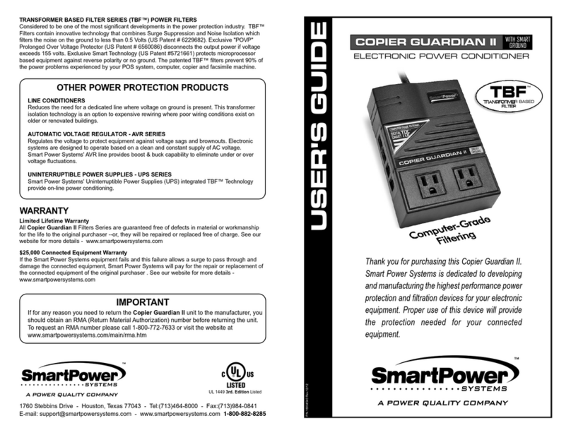 Smart power COPIER GUARDIAN II user guide