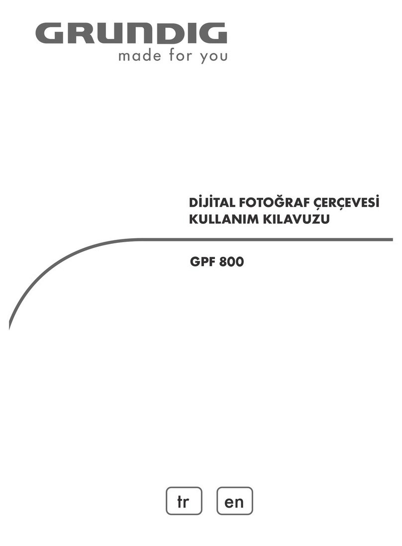 Grundig GPF 800 Parts list manual