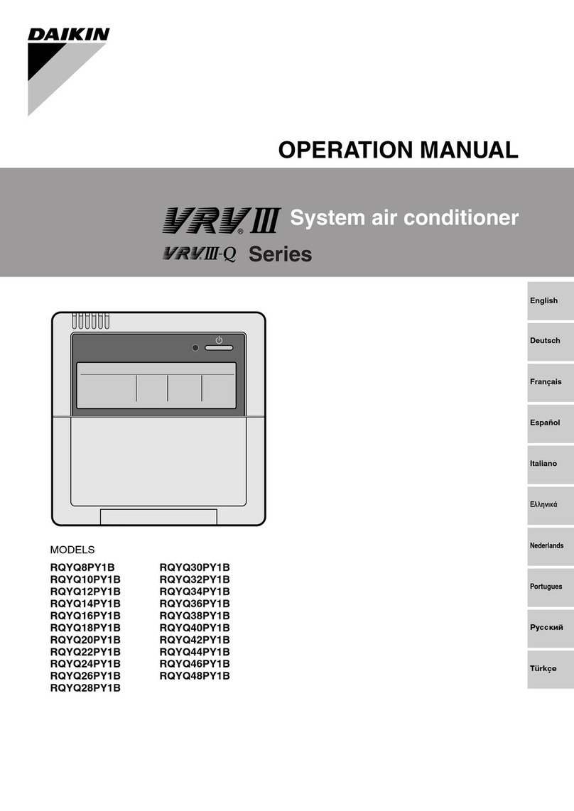 Daikin RQYQ8PY1B User manual