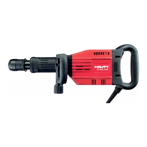 Hilti TE 905-AVR operating instructions Hilti TE 905-AVR operating instructions