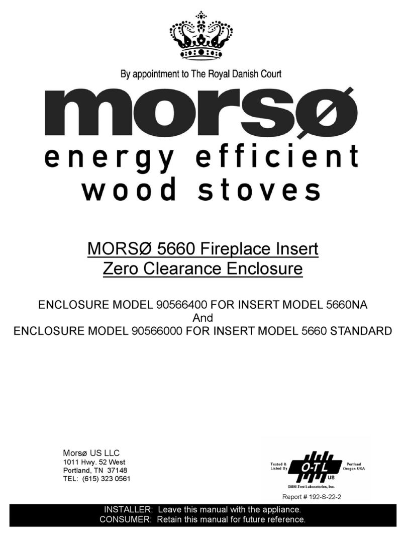 Morso 5660 Standard Insert Instalation guide