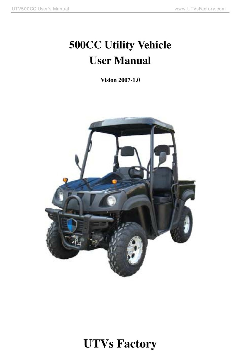 UTVs Factory UTV500CC user manual