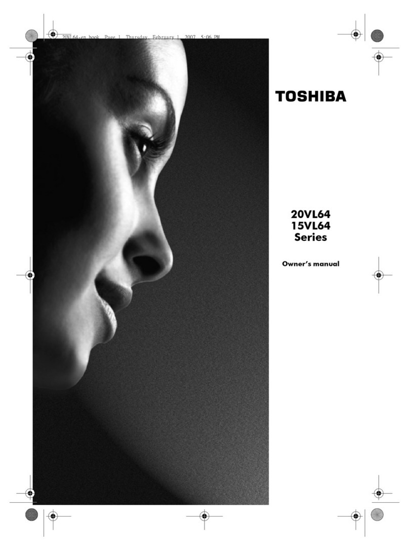 Toshiba 20VL64 series User manual Toshiba 20VL64 series User manual