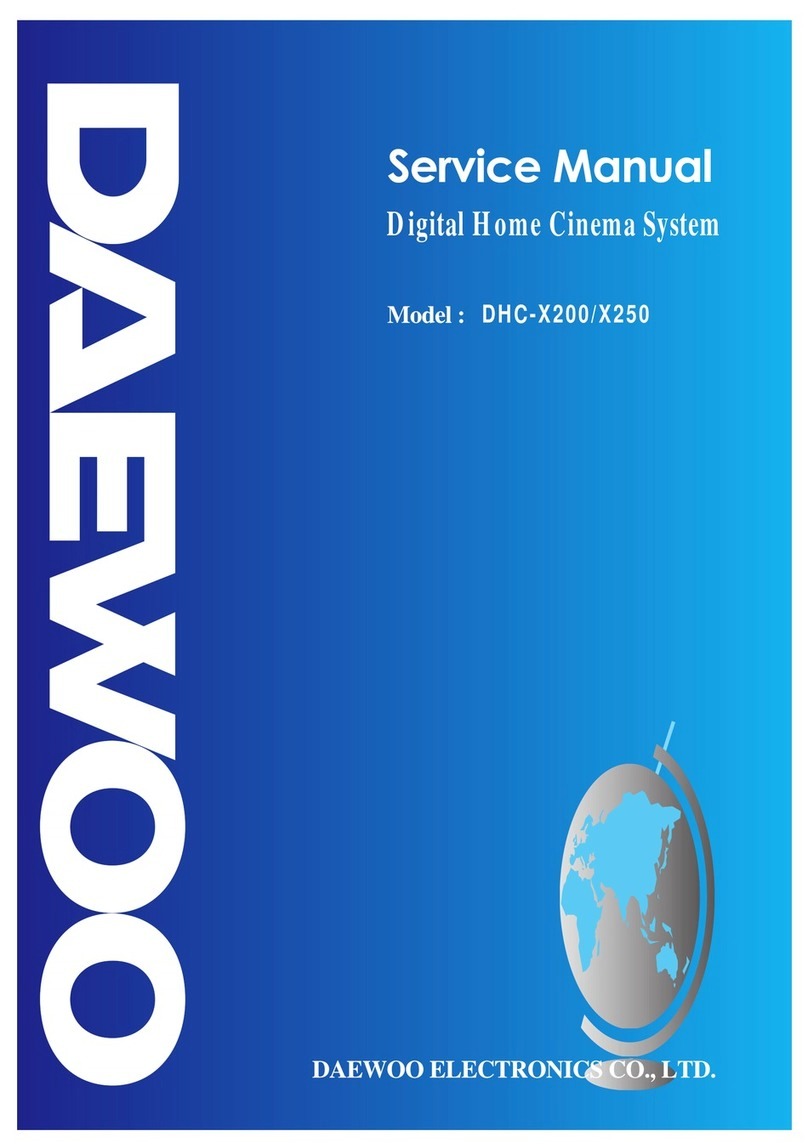Daewoo DHC-X200 User manual