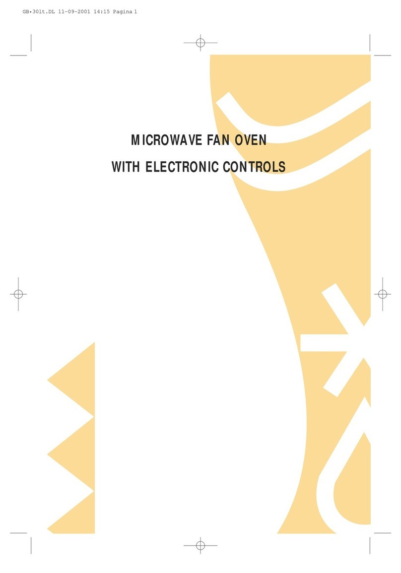 DeLonghi OVEN WITH ELECTRONIC CONTROLS User manual