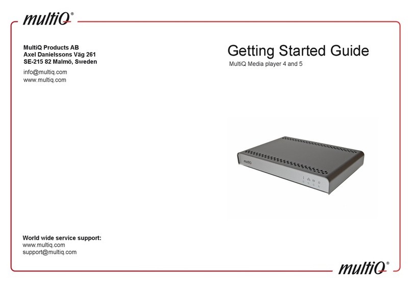 MultiQ Media Monitor 4 Getting started guide