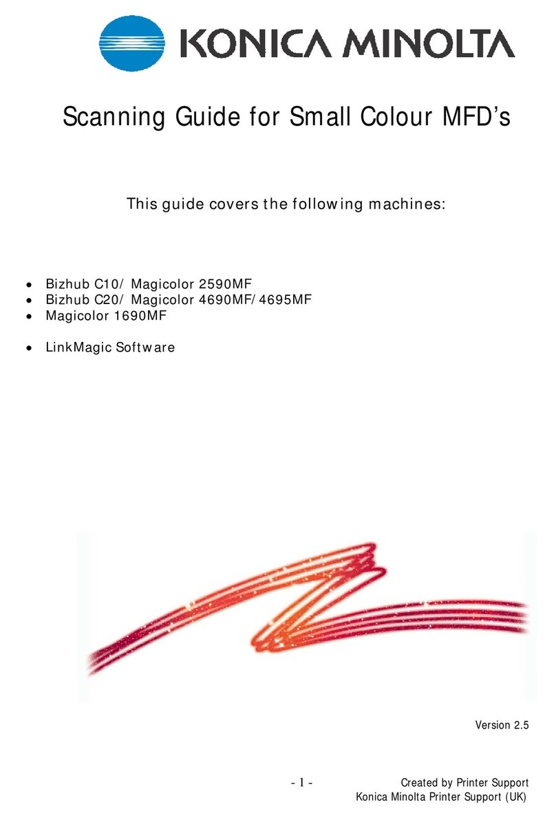 Konica Minolta BIZHUB C10 Scanning guide