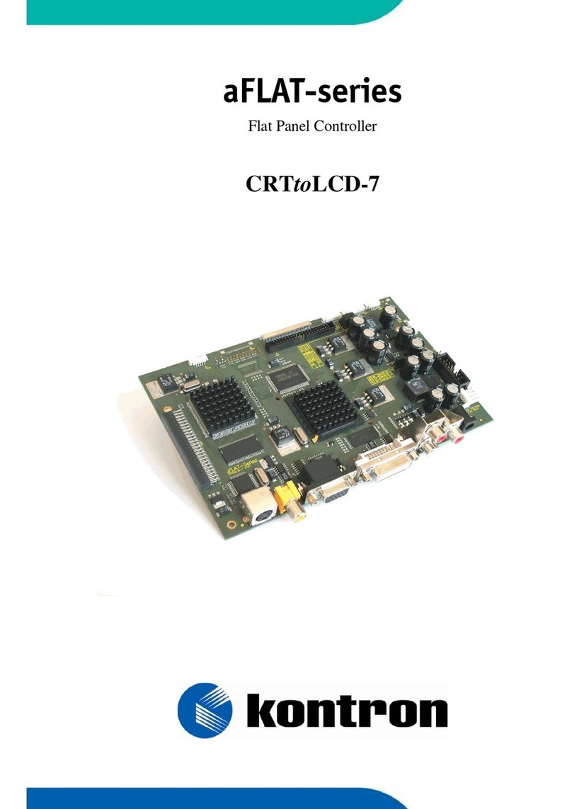 Kontron CRTtoLCD-7 User manual