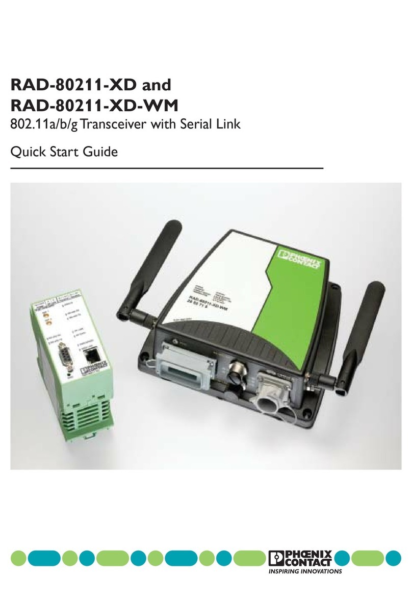 Phoenix Contact RAD-80211-XD quick start guide