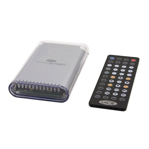 LaCie Silverscreen User manual