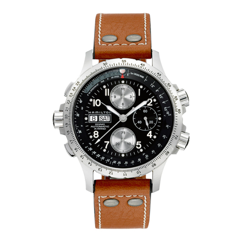 Hamilton Khaki Automatic X-wind instruction manual