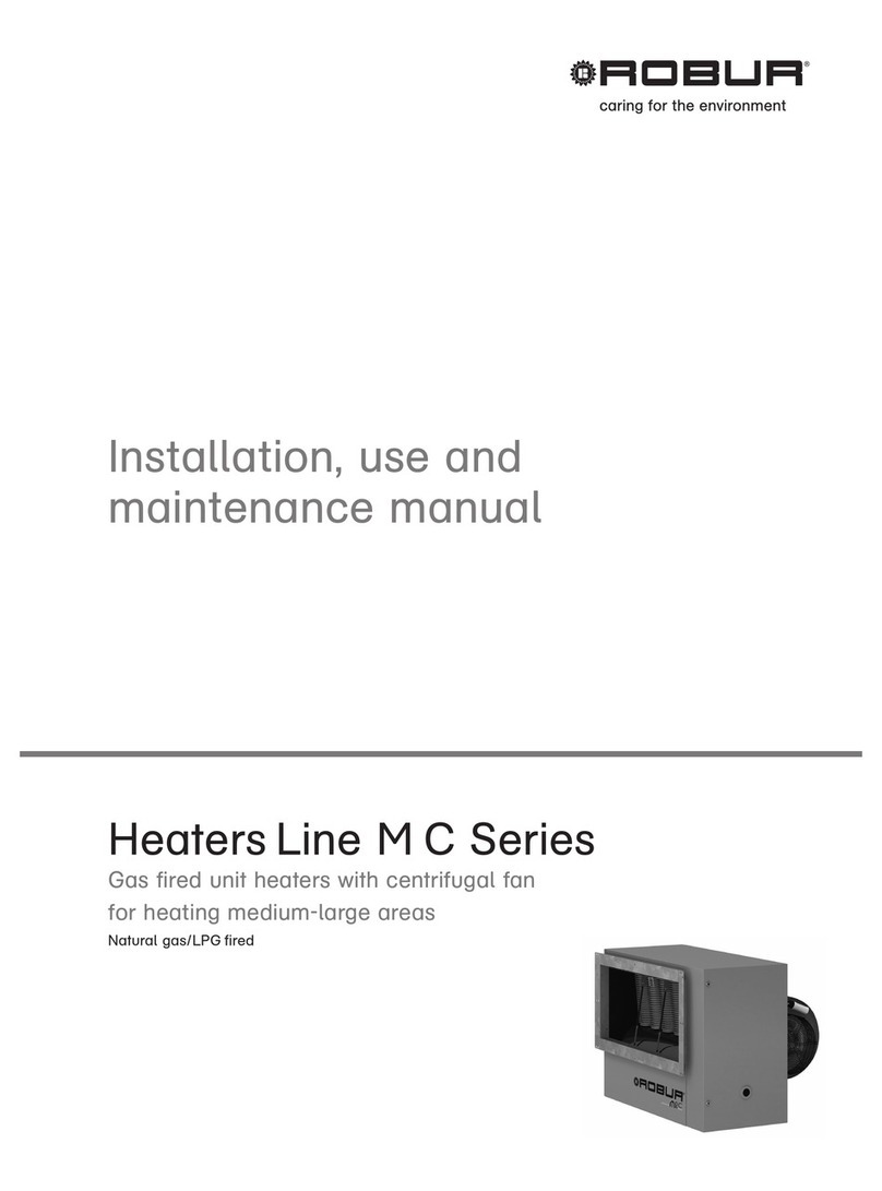 Robur Line MC Series Installation, use and maintenance manual Robur Line MC Series Installation, use and maintenance manual