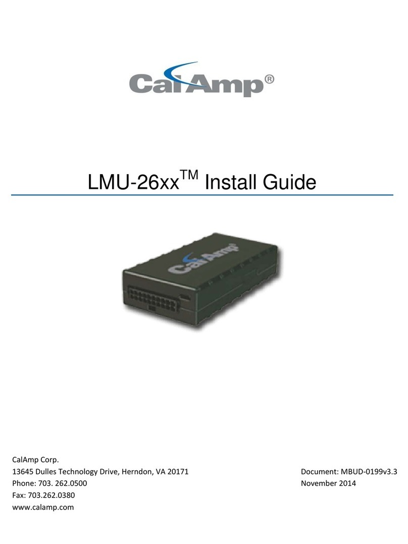 CalAmp LMU-26xx install guide CalAmp LMU-26xx install guide