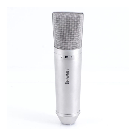 RODE Microphones NT 2 Instruction guide