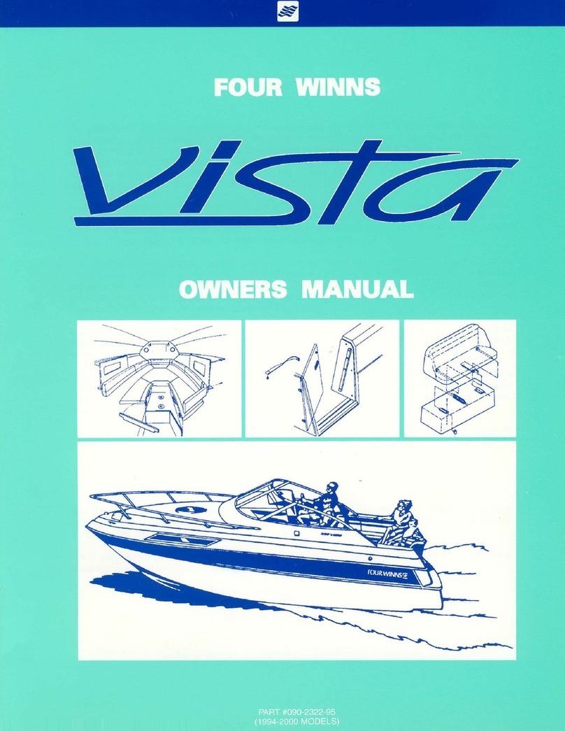 Four winns Vista (1994-2000 models) owner's manual