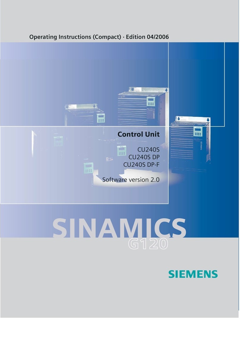 Siemens CU240S DP-F User manual