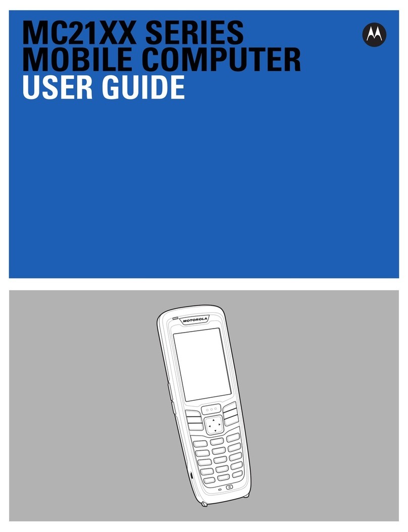 Motorola MC21XX SERIES User manual Motorola MC21XX SERIES User manual