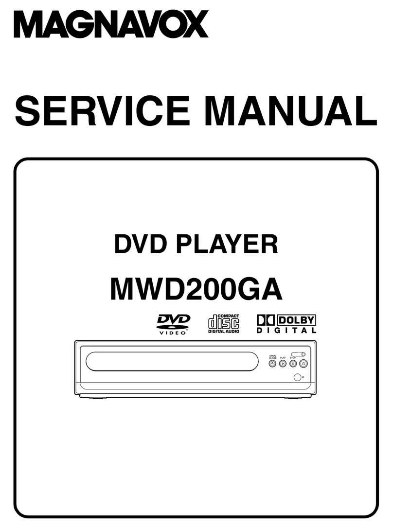 Magnavox MWD200GA Service manual