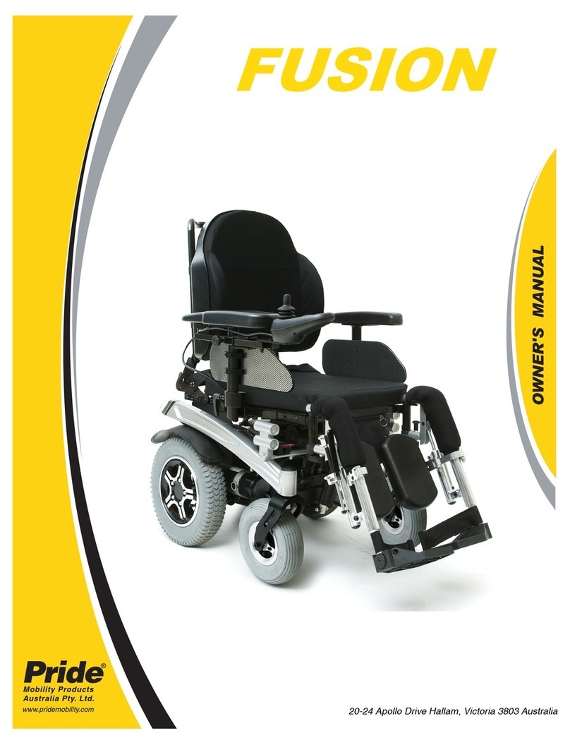 Pride Fusion owner's manual