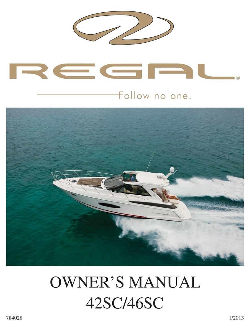 Regal 42SC owner's manual