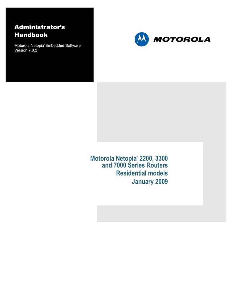Motorola Netopia 7000 User manual