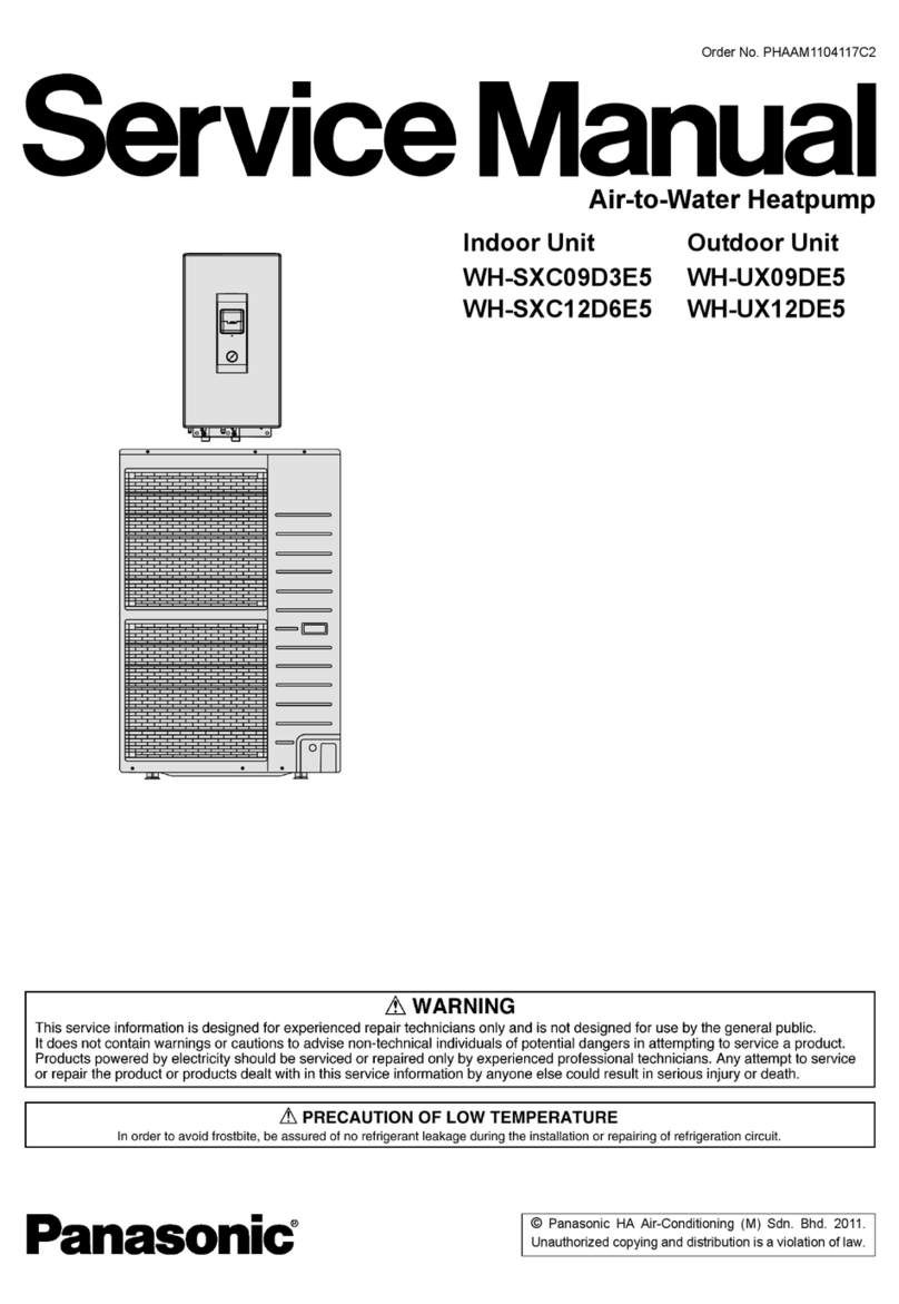 Panasonic WH-SXC09D3E5 User manual
