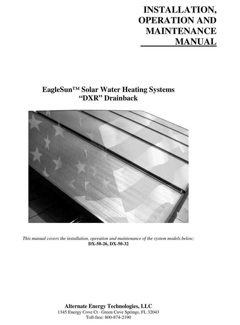 Alternate Energy Technologies EAGLESUN Installation, operation and maintenance manual