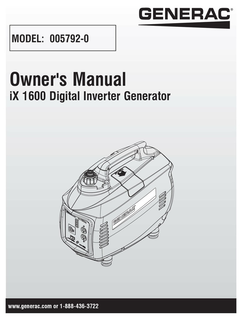 Generac Power Systems 005792-0 owner's manual