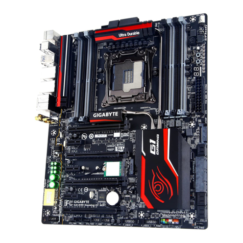 Gigabyte GA-X99-Gaming G1 WIFI user manual