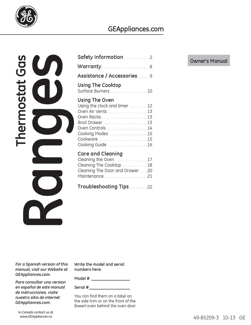 GEAppliances rgb508 User manual