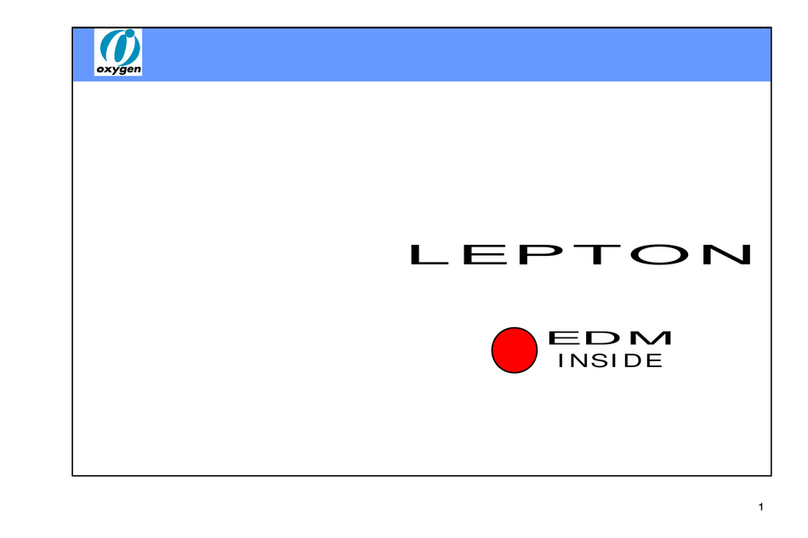 Oxygen LEPTON user manual