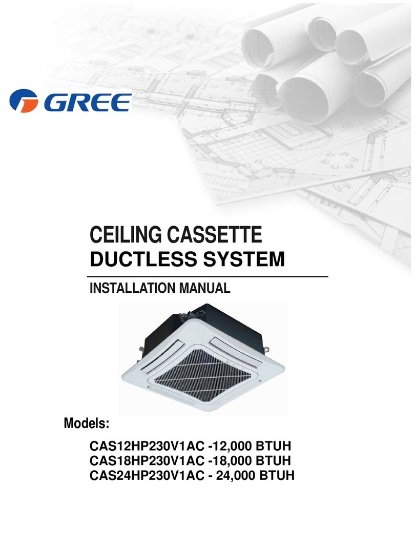 Gree MULTI21 CAS12HP230V1AC User manual Gree MULTI21 CAS12HP230V1AC User manual