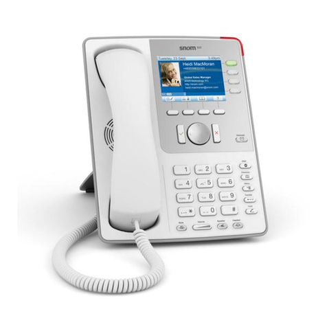 Snom Vodafone 821 User manual