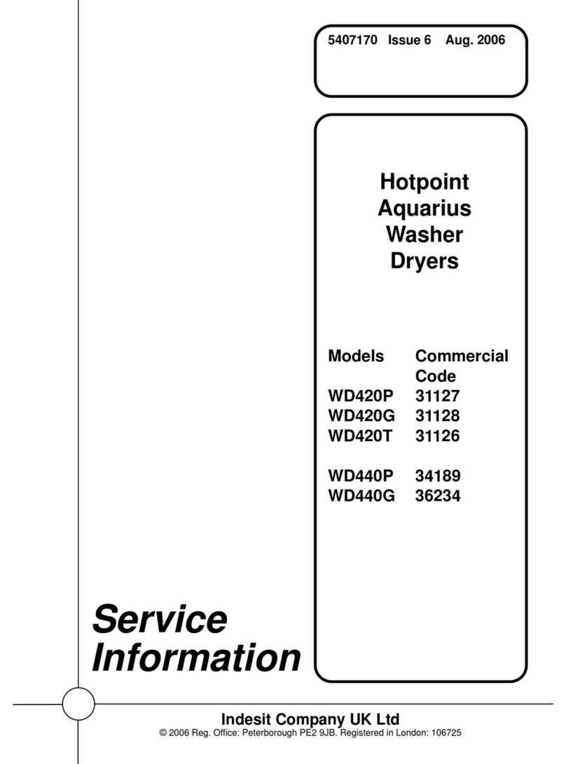 Hotpoint Aquarius WD420P Operating and installation instructions