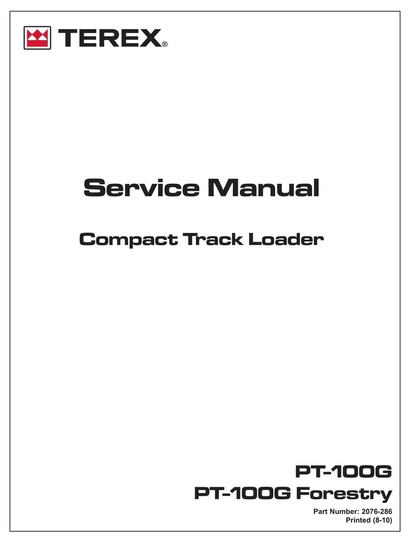 Terex PT100G Forestry User manual
