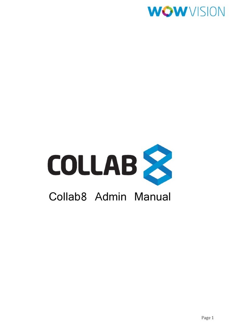 wowvision Collab8 user manual