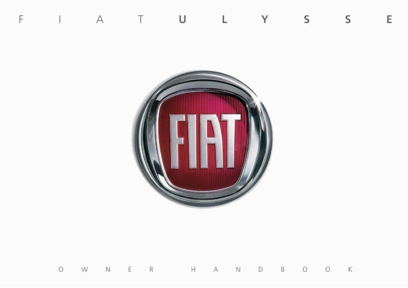 Fiat Ulysse User guide Fiat Ulysse User guide