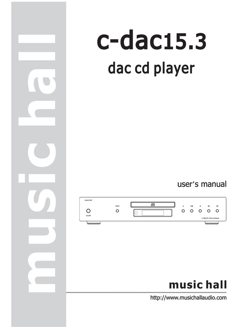 MUSIC HALL c-dac15.3 user manual