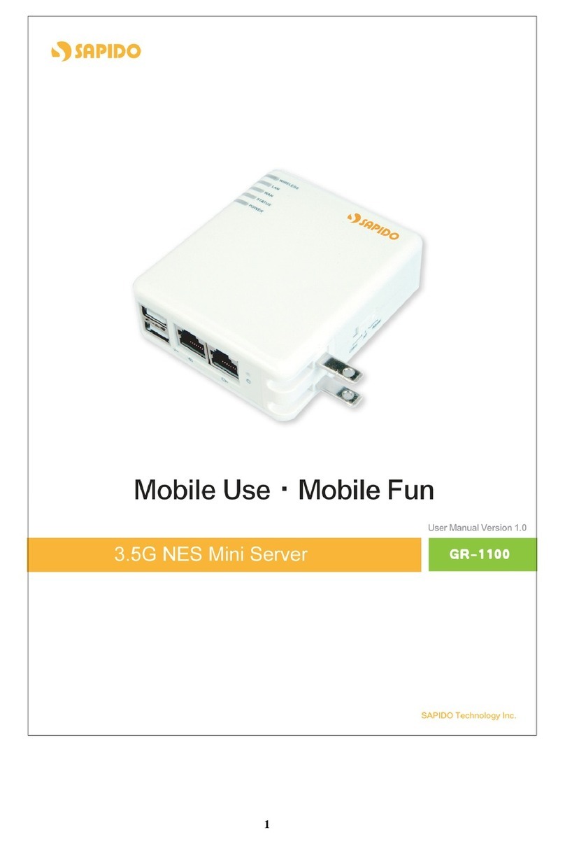 Sapido Gr-1100 user manual